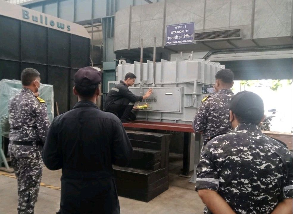 Pooja at the Indian Navy